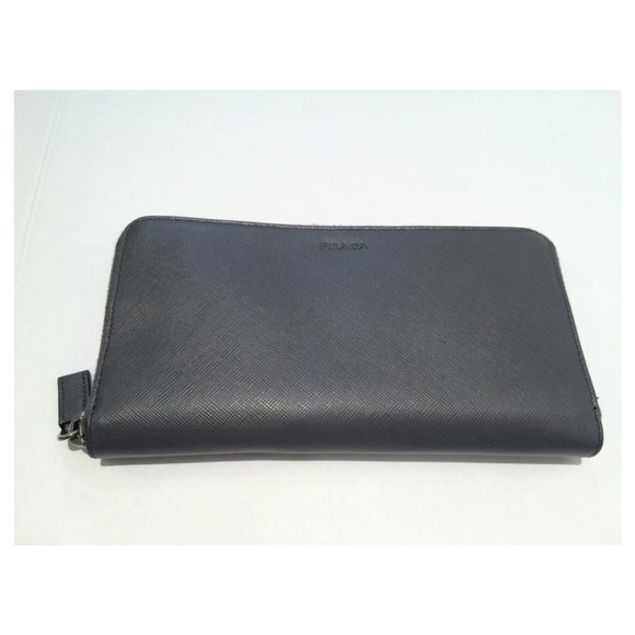 Prada Saffinao Leather Zip Around Leather Wallet - Picture 5 of 7